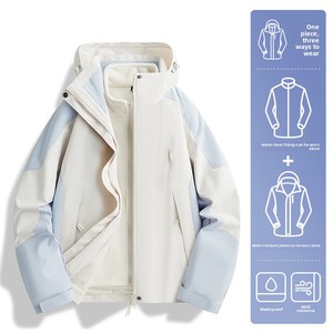 <strong>NASA</strong> Unisex <strong>Bomber</strong> <strong>Jacket</strong> New Autumn Three-in-One Detachable Polyester Fleece Mountaineering Tactical Hardshell <strong>Jacket</strong> - Product Image 5