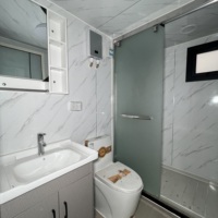 Maison conteneur moderne isolée, pliable et extensible, avec 2 chambres et aménagement intérieur personnalisé pour appartement ou atelier