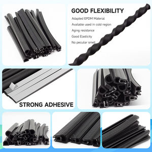 מותאם אישית extruded דלת גומי שחור דלת אטימה רצועות רכב עמיד בפני תיבת הפצה - Product Image 3