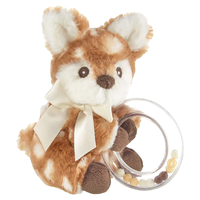 Jouets pour bébé de 0 à 12 mois en forme d'animal en peluche douce hochet à main jouets poupées pour bébé