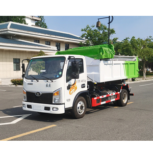 Elevador de gancho pequeño más vendido Howo 4X2 brazo hidráulico contenedor de basura camión de basura 23 toneladas a la venta - Product Image 3