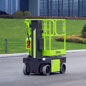 ZMP04 전동 알루미늄 합금 수직 마스트 리프트 5.82m 높이 230kg 용량 소형 공간 절약형 창고용 - Product Image 4