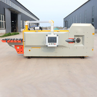 Cintreuse automatique CNC pour étriers en acier, machine de formage de cerceaux en acier pour sites de construction
