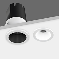 Mini Spot LED anti-éblouissant encastré au plafond 3W réglable nouveau design