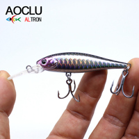 Leurre de pêche AOCLU Floating Shad 60mm 4.2g Fast Dive 0.6m Deep Fishing Jerkbait Minnow Lure Rattle Sea Bass Hunter Tilapia Bream River Lake