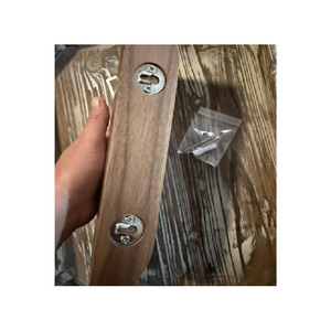Porte-papier toilette mural en bois pour plusieurs rouleaux, étagère de rechange pour rouleaux de TP, étagère murale flottante en noyer - Product Image 2