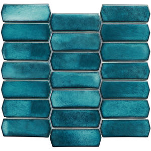 Tuile de mosaïque en verre émaillé irrégulier pour la décoration murale - Product Image 1