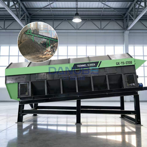 Cribadora Trommel para Separación de Residuos Sólidos, Planta de Clasificación de Basura Sólida Municipal de Alta Resistencia, Precio de Planta de Reciclaje de Residuos Sólidos Urbanos - Product Image 1