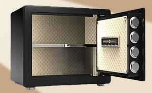 Nhỏ H20cm Nhà Văn Phòng & Khách Sạn Wifi Mật Khẩu An Toàn Trẻ Em Của Ngân Hàng Vault Với Điện Tử Kỹ Thuật Số & Key Khóa Cho Lưu Trữ An Toàn - Product Image 6