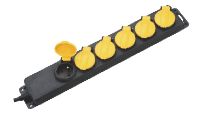 Prise de multiprise étanche IP44 E-SUN polyvalent 16A parasurtenseur interrupteur de prise d'extension électrique pour usage de bureau à domicile
