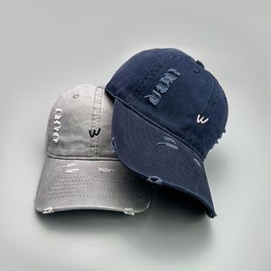 Nueva Gorra de Béisbol de 6 Paneles, 100% Algodón Puro, con Letra Bordada, Color Sólido, para Hombre y Mujer, con Visera de Lengua de Pato, Estilo Urbano Retro - Product Image 3