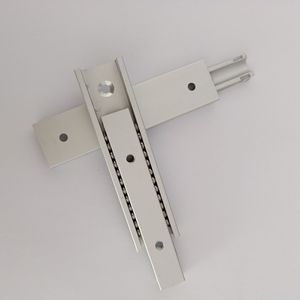 (HA2002A)20Mm <span class=keywords><strong>2</strong></span> Gấp Bóng Nhôm Hợp Kim Mang Trượt Ngăn Kéo Cho Thiết Bị Điện Tử - Product Image 5