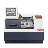MARCH EXPO CK0660 Mini Torno CNC 220V de Bancada Plana con Sistema de Control CNC Gsk, Nuevo