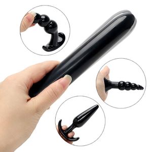 Groothandel Grote Siliconen Vibraat Uitbreiden Zelfgemaakte Maar Plug Zelfgemaakte Anale Plug Set Anale Seksspeeltjes Voor Mannen En Vrouwen - Product Image 5
