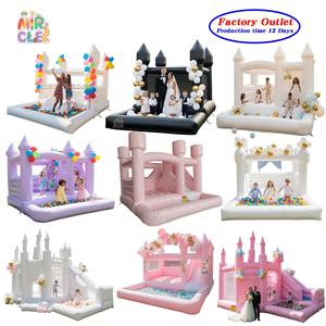 Casa <span class=keywords><strong>de</strong></span> rebote inflable rosa <span class=keywords><strong>de</strong></span> 13 pies, castillo hinchable decorativo para cumpleaños, boda, banquete, fotografía y alquiler <span class=keywords><strong>de</strong></span> negocios - Product Image 5