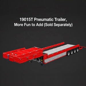 Ensemble de blocs de construction Mould <span class=keywords><strong>King</strong></span> 19015S 19015T FH16 RC Tracteur pneumatique MOC, véhicule d'ingénierie, <span class=keywords><strong>jouet</strong></span> pour cadeau de Noël - Product Image 6