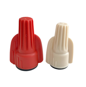 W3 cánh Nylon chống thấm nước dây hạt màu đỏ dây kết nối điện Vít lò xo Mũ dây xoắn thiết bị đầu cuối không gỉ - Product Image 2