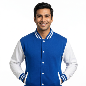 Chenille Embroidery <b>Leather</b> Sleeves Plain Dyed Baseball Letterman Varsity <b>Jacket</b> High Quality CollegeBaseballjacket for <b>men</b> - Product Image 1
