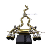 Échappement en titane OEM pour BMW M3/M4 G80/G82/G8X 3.0T 2019-2024 Échappement à valve centrale simple de 3.5 pouces