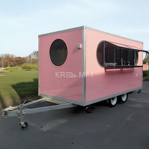2025 Pizza Trailer With Pasta Grill Vending <b>Cart</b> Mobile Crepe Kiosk Icecream Catering Fast Food Truck - Product Image 3