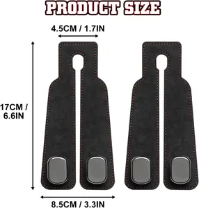 Gancho de Reposacabezas de Coche de Calidad, Gancho Doble Metálico para Colgar en el Asiento Trasero, Gancho de Aleación de Gran Capacidad de Carga de 20 kg, Accesorios Universales para Coches - Product Image 6