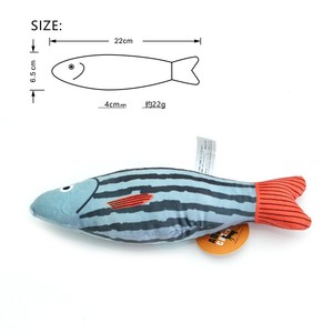 Kingtale Fournisseurs d'animaux personnalisés, jouets interactifs durables d'herbe à chat, <span class=keywords><strong>poisson</strong></span> saury pour l'exercice des chatons à l'intérieur. - Product Image 2