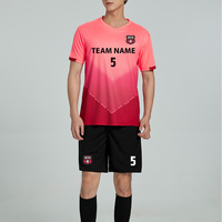 Kits de maillots de football d'entraînement d'équipe évacuant l'humidité avec impression personnalisée, tenues en 11 tailles avec des remises en gros