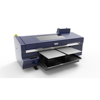 Printer DTG Eco Solvent Semi-Otomatis Kualitas Terbaik Baru dengan Kecepatan Cetak Tinggi dan Platform Ganda untuk Pencetakan Kain