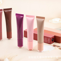 Produit de commerce international très demandé, sans logo, en stock : Gloss à lèvres hydratant et teinté en forme de donut, enrichi en peptides