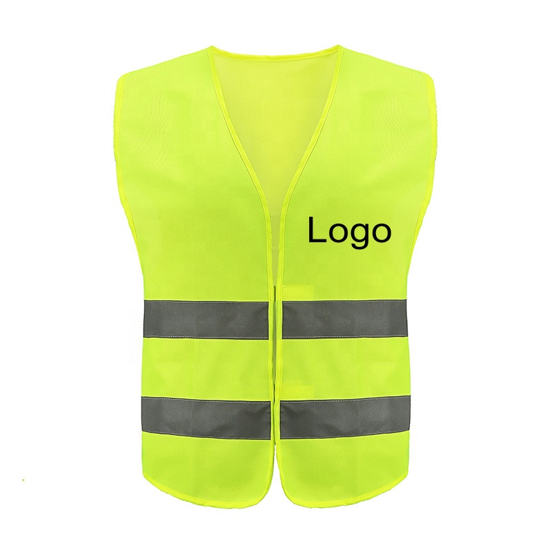 Factory Customized logo Night Running Bike Mesh Safety hi vis vest High Reflective Vest safety clothing Fast Shipping