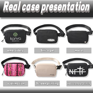 Custom Logo Rode Kleur Sublimatie Sport Lulu Nylon Waterdichte Riem Overal Crossbody <span class=keywords><strong>Bum</strong></span> Heuptasje Heuptasje Tassen Voor Momen - Product Image 5