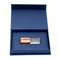 Boîte USB personnalisée en lin à faible MOQ, avec ruban, pour album de luxe, clé USB, emballage de clé USB, étui photo de mariage – Noir, Gris, Crème