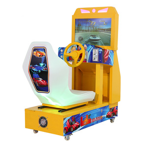 Machine de jeu de course d'anneau d'écran HD Simulateur d'arcade à pièces pour enfants Jeu de simulation de course d'aire de jeux pour enfants - Product Image 1