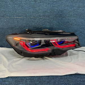 JYF RGBレーザーヘッドライト3シリーズG20/G21 19-22 DRLイエローブルーレッドグリーン高/低回転信号6000K <span class=keywords><strong>12V</strong></span> 65W - Product Image 3