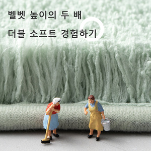 พรมเช็ดเท้าไมโครไฟเบอร์แบบหนา ซึมซับน้ำได้ดี รูปทรงสี่เหลี่ยมผืนผ้า กันลื่น สำหรับห้องน้ำ สีพื้นเรียบง่าย - Product Image 3