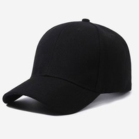 Casquette de baseball transfrontalière en PVC à 6 panneaux, personnalisable avec logo, couleur unie, options d'impression/broderie, cadeaux d'entreprise quatre saisons