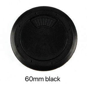 Copertura del foro della scrivania in plastica passacavo per mobili in plastica altro <span class=keywords><strong>Hardware</strong></span> per mobili, altro <span class=keywords><strong>Hardware</strong></span> per mobili coperchio del foro della scrivania nero - Product Image 3