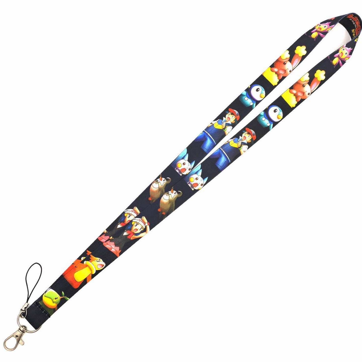 Cute Creative Cartoon Poke Mon Pikachu Lanyards Neck Strap Anti-Lost Card Holder Phone Case Lanyard Accessories Wholesale Custom Image 4