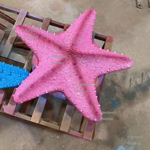 Thủ công nhựa vỏ ốc xà cừ tượng/Kích thước cuộc sống màu hồng nữ hoàng vỏ ốc xà cừ đạo cụ/lớn khổng lồ vỏ ốc xà cừ trang trí điêu khắc - Product Image 3