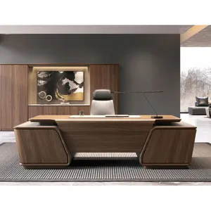 High Quality Modern Luxury Custom Classic Office Furniture Executive L Shaped Desk Manager CEO Boss Tables Office Desks