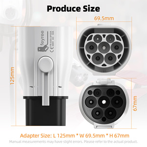 Adaptateur de charge Feyree Ev Iec62196 vers Gbt20234 16A 32A, connecteur de type 2 standard européen vers chinois - Product Image 3