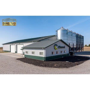 Düşük Maliyetli Modern Ticari Prefabrik Çelik Yapı Tavuk Çiftlikleri Kümesleri Çiftlik Evleri Çelik Endüstriyel Binalar - Product Image 3