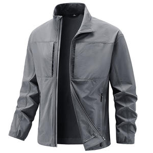Nouvelle veste décontractée pour homme printemps-automne, imperméable, coupe-vent, multifonctionnelle, multi-poches, coupe ample, pour la randonnée en extérieur - Product Image 2