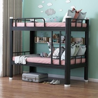 Lits Superposés Métalliques de Dortoir Personnalisés de Haute Qualité en Promotion, Lits Jumeaux Robustes pour École, Lits Mezzanines et Lits Triples pour Adultes