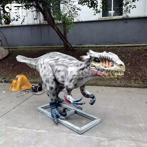 Animatronic Walking Dinosaur Modelo <span class=keywords><strong>de</strong></span> dinosaurio <span class=keywords><strong>de</strong></span> tamaño <span class=keywords><strong>real</strong></span> para espectáculo <span class=keywords><strong>de</strong></span> escenario Jurassic Park - Product Image 5