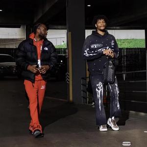 Hell Star 2025 Nuova Collezione Stile High <span class=keywords><strong>Street</strong></span> Felpa con Zip Invernale Unisex 100% Cotone Lavaggio Acido Stampa Digitale - Product Image 3