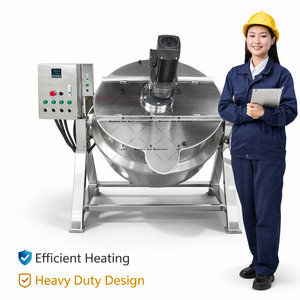 Electric Jacket Cooking Pot <b>Kettle</b> Jacketed Boiling Stir Pots - Product Image 4