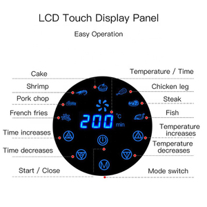 2,6l Aparato de cocina inteligente, eléctrico Digital <span class=keywords><strong>comprar</strong></span> <span class=keywords><strong>freidora</strong></span> de aire cocina secar la potencia comercial pequeño sin aceite <span class=keywords><strong>freidora</strong></span> de aire profundo/ - Product Image 5