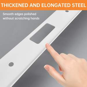 Kit de réparation de montant de porte intérieure pour plaque de gâche étendue intérieure plaque de renfort pour pêne dormant de porte intérieure - Product Image 5