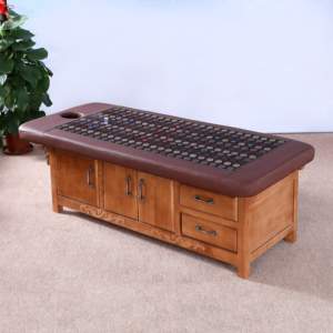 Cama de Vapor Moderna DEFEINUO 2025, Cuero Sintético para Salón de Belleza, Uso en Interiores y Exteriores, Canales de Drenaje, Colaterales - Product Image 1